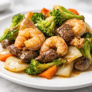 Combo with Mixed Vegetables